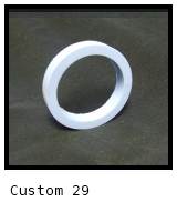 Silicone seal ring, custom spec