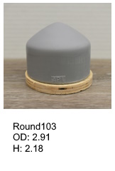 Round103, round silicone print pad from AccuPad Inc.