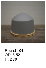Round104, round silicone print pad from AccuPad Inc.