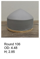 Round106, round silicone print pad from AccuPad Inc.