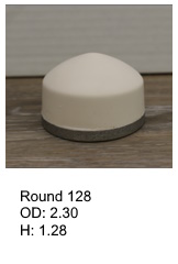 Round128, round silicone print pad from AccuPad Inc.