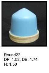 Round22, round silicone print pad from AccuPad Inc.