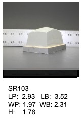 SR 103, Square or rectangular silicone print pad