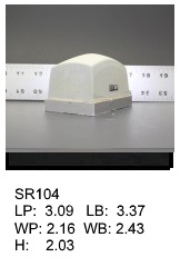 SR 104, Square or rectangular silicone print pad