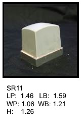 SR 11, Square or rectangular silicone print pad