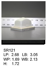 SR 121, Square or rectangular silicone print pad
