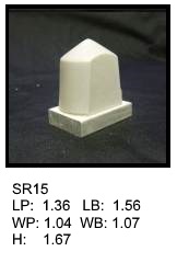 SR 15, Square or rectangular silicone print pad