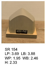 SR 154, Square or rectangular silicone print pad
