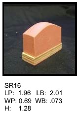 SR 16, Square or rectangular silicone print pad
