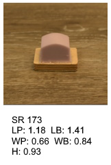 SR 173, Square or rectangular silicone print pad