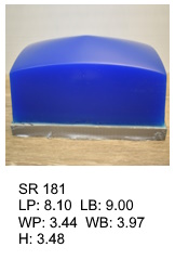 SR 181, Square or rectangular silicone print pad
