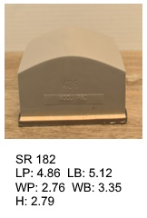 SR 182, Square or rectangular silicone print pad