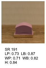SR 191, Square or rectangular silicone print pad