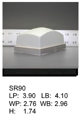 SR 90, Square or rectangular silicone print pad